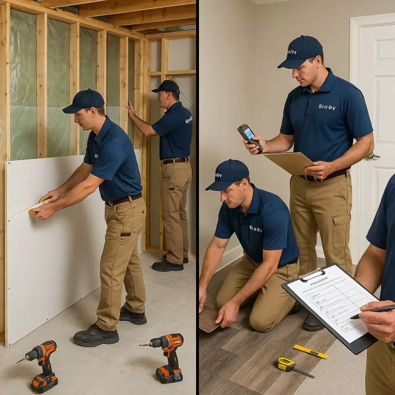 Repairs and Reconstruction process in Wilson, PA